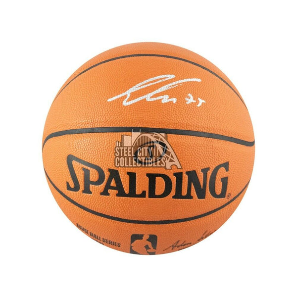 Luka Doncic Autographed Spalding Indoor/Outdoor Basketball - Fanatics