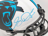 SAM DARNOLD AUTOGRAPHED PANTHERS LUNAR ECLIPSE FULL SIZE HELMET BECKETT 195172