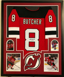 FRAMED NEW JERSEY DEVILS WILL BUTCHER AUTOGRAPHED SIGNED JERSEY JSA COA