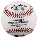 Giants Luis Matos Authentic Signed OML Baseball Autographed BAS #BP33065