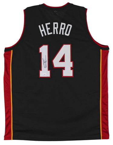 Tyler Herro Authentic Signed Black Pro Style Jersey Autographed JSA 2