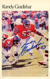 Randy Gradishar Signed Denver Broncos Mini Poster 30/50 Beckett 46097