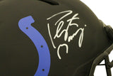 Peyton Manning Signed Indianapolis Colts Authentic Eclipse Helmet FAN 27697