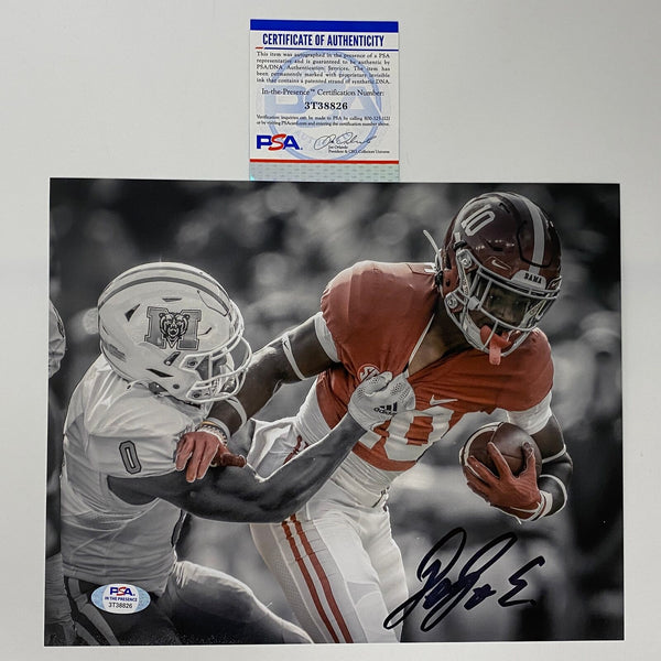 Autographed/Signed JoJo Earle Alabama Crimson Tide 8x10 Photo PSA/DNA COA #1