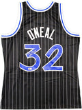 MAGIC SHAQUILLE O'NEAL AUTOGRAPHED M&N 1994-95 HWC JERSEY L BECKETT 235520