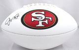 Joe Montana Autographed San Francisco 49ers Logo Football - Fanatics *Black