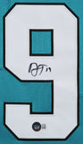 Panthers Adam Thielen Authentic Signed Blue Nike Framed Jersey BAS #BK88793