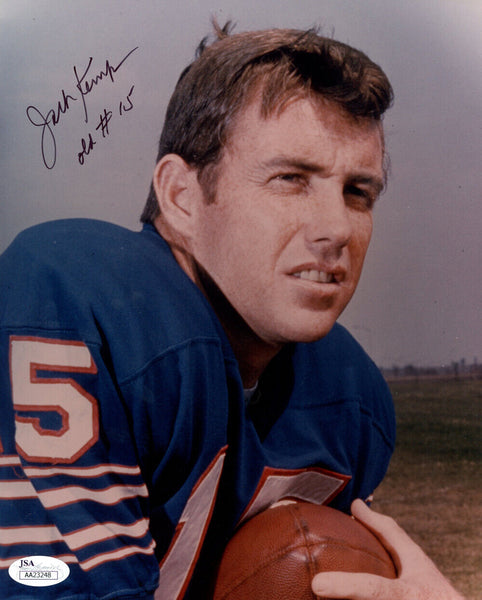 Jack Kemp Autographed/Signed Buffalo Bills 8x10 Photo JSA 48280