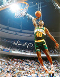 SHAWN KEMP AUTOGRAPHED FRAMED 16X20 PHOTO SEATTLE SUPERSONICS MCS HOLO 200378