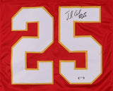 Jamaal Charles Signed Chiefs Red Home Jersey (PSA) K C's 4xPro Bowl Running Back