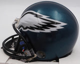 Miles Sanders Autographed Green Replica Mini Helmet Eagles Beckett QR #WP52115