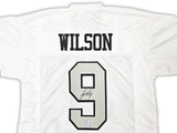 LAS VEGAS RAIDERS TYREE WILSON AUTOGRAPHED WHITE COLOR RUSH JERSEY BECKETT