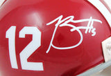 Bryce Young Autographed Alabama Crimson Tide Mini Helmet-Beckett W Holo