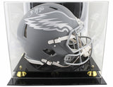 Eagles Brian Dawkins Signed Slate Full Size Speed Proline Helmet W/ Case BAS Wit