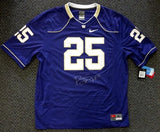 WASHINGTON BISHOP SANKEY AUTOGRAPHED PURPLE NIKE JERSEY SIZE XL MCS HOLO 73079