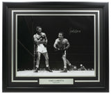 Jake LaMotta Signed Framed 16x20 Raging Bull Photo JSA ITP