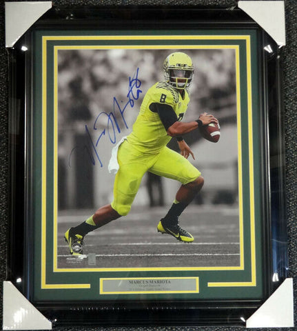 MARCUS MARIOTA AUTOGRAPHED SIGNED FRAMED 16X20 PHOTO OREGON DUCKS MM HOLO 89809