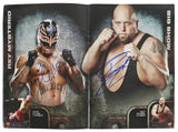 WWE Superstars (64) Cena, Edge, Sheamus, Mysterio, Signed 2010 WWE Program BAS