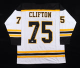 Connor Clifton Signed Boston Bruin White Home Jersey (JSA COA) Boston Defenseman