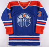 David Desharnais Signed Edmonton Oilers Jersey (Beckett) Current Rangers Center