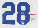 Austin Barnes Signed Los Angeles Dodgers Jersey Insc "MLB Debut 5/24/15 "JSA COA