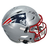 Tom Brady / Rob Gronkowski Autographed Authentic SpeedFlex Helmet Fanatics