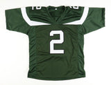 Zach Wilson Signed New York Jets Jersey (Beckett) N.Y. 2021 Draft Pick / B.Y.U.