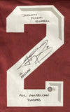 Johnny Manziel Signed Custom Maroon College Football Jersey w/ 3 Insc BAS ITP