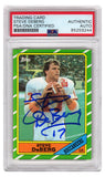 Steve Deberg Signed Buccaneers 1986 Topps Trading Card #373 - (PSA Encapsulated)