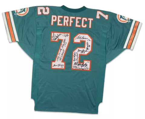 1972 Miami Dolphins Perfect Season Jersey Signed w/ Beckett Authentication