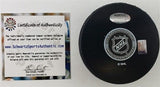 Chris Chelios Signed Blackhawks Logo Hockey Puck Inscibd 11x All-Star (Schwartz)