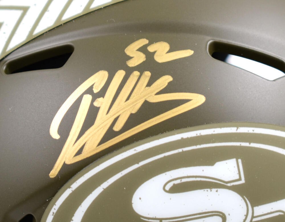 Denver Autographs Patrick Willis Autographed San Francisco 49ers Speed F/S Helmet Beckett 39855