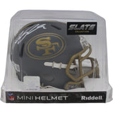 Ricky Pearsall Autographed San Francisco 49ers Slate Mini Helmet Beckett 48048