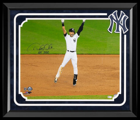 DEREK JETER Autographed "HOF 2020" "Celebration" 16 x 20 Framed Photograph MLB