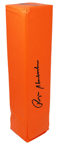 Roger Staubach COWBOYS Signed Orange Endzone Football Pylon - SS COA