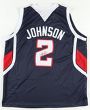 Joe Johnson Signed Atlanta Hawks Jersey (JSA COA) 7xNBA All Star Shooting Guard