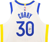 WARRIORS STEPHEN CURRY AUTOGRAPHED NIKE AUTHENTIC JERSEY 48 JSA 235680