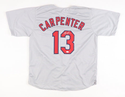 Matt Carpenter Signed St. Louis Cardinal Jersey (JSA COA) 3xAll Star 3rd Baseman