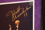 Wilt Chamberlin & Kareem Abdul-Jabbar Signed 27x23 Action photo (Fanatics COA)