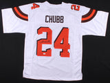 Nick Chubb Signed Browns #24 Jersey (JSA) Cleveland's 2nd Round Pick 2018