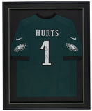 Jalen Hurts Signed Framed Philadelphia Eagles Nike Football Jersey Inscribed Fly Eagles Fly! JSA