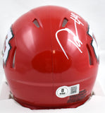 Tony Richardson Autographed Kansas City Chiefs Speed Mini Helmet-Beckett W Holo