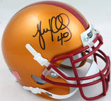 Luke Kuechly Autographed Boston College Schutt Mini Helmet- Beckett W Hologram