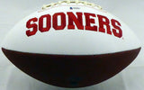 KYLER MURRAY AUTOGRAPHED OKLAHOMA SOONERS WHITE LOGO FOOTBALL BECKETT BAS 145895