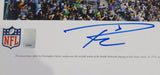 RUSSELL WILSON AUTOGRAPHED CENTURY FIELD PANORAMIC PHOTO SEAHAWKS RW HOLO 131231