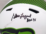 STEVE LARGENT AUTOGRAPHED SEAHAWKS LUNAR ECLIPSE FULL SIZE HELMET HOF MCS 210458