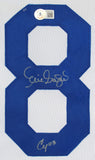 Eric Gagne "Cy 03" Authentic Signed White Pro Style Jersey BAS Witnessed