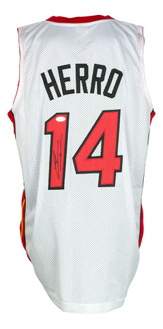 Tyler Herro Miami Signed White Basketball Jersey JSA