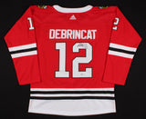 Alex DeBrincat Signed Chicago Blackhawks Adidas NHL Style Jersey (Beckett COA)