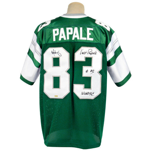 Mark Wahlberg and Vince Papale Autographed Invincible Philadelphia Eagles Jersey